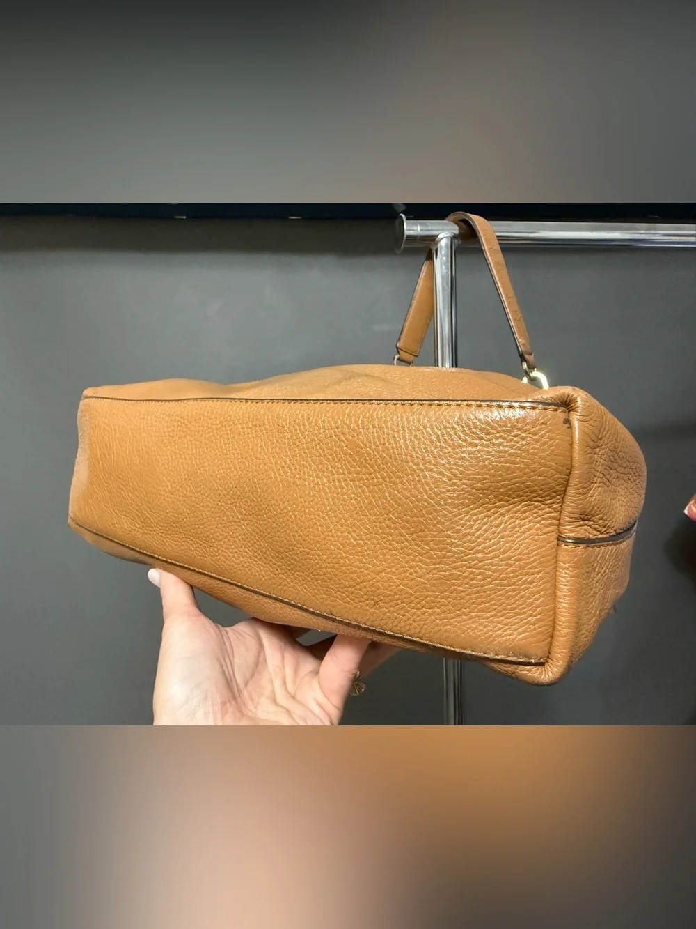 Tory Burch Thea Pebbled Leather Hobo